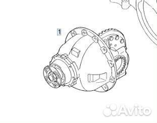 Редуктор заднего моста HY-1350 2.53 Man TGX