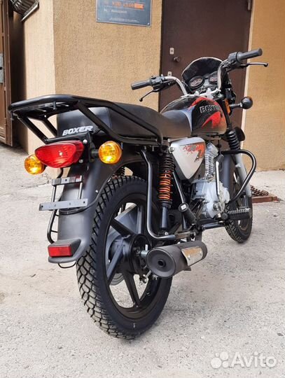 Мотоцикл Bajaj Boxer 125X Чёрный