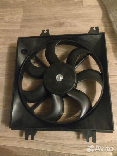 Вентилятор радиатора кондиционера акцент тагаз