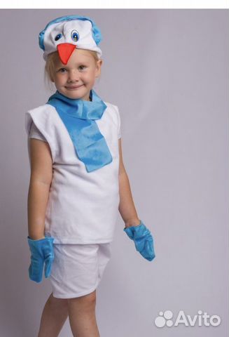 Костюм снеговика 4 года