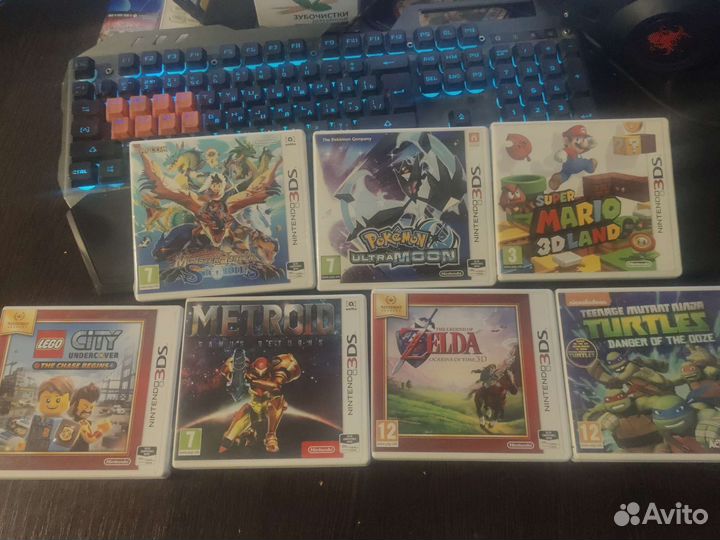 Картриджи Nintendo 3DS