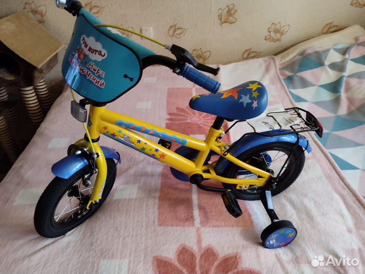 Велосипед детский 3 кота 12 дюймов