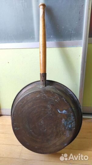 Медный таз для варки варенья, винтаж, в хорошем