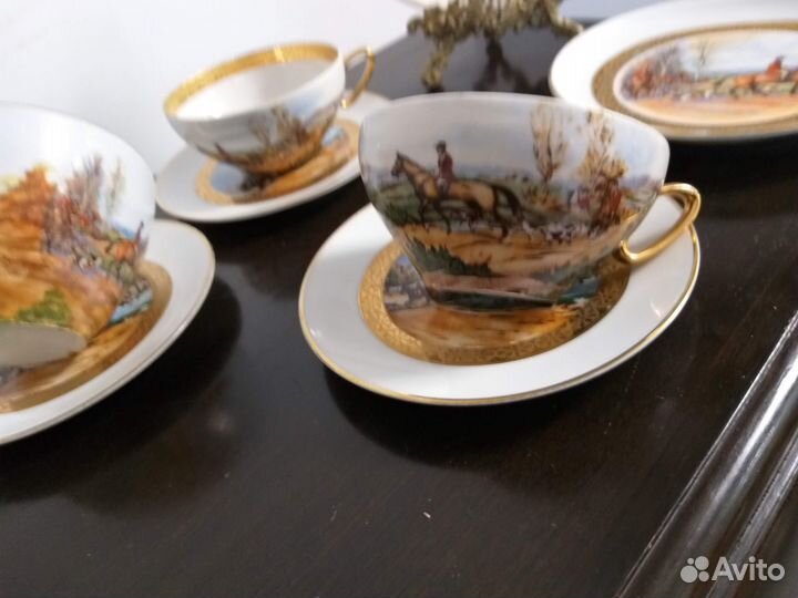 Набрр посуды Винтж Лимож Охота