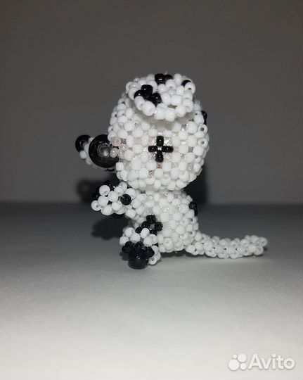 Собака из бисера