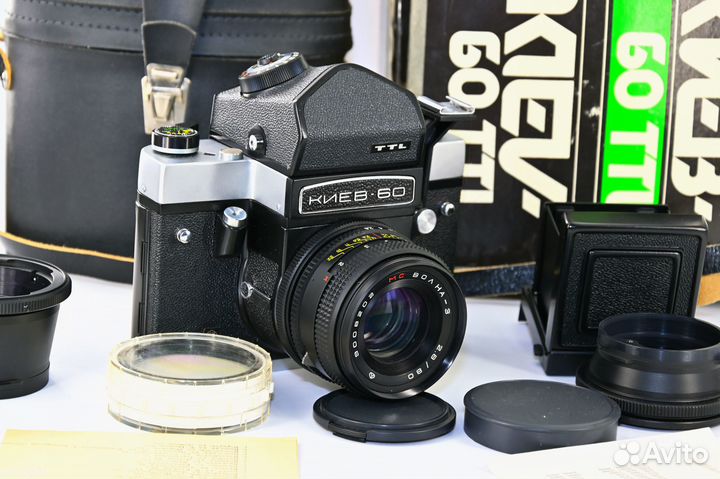 Киев-60 средний формат пленочный фотоаппарат СССР