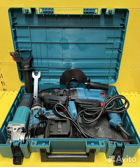 Набор Makita (Болгарка Шуруповерт Перфоратор 220V)