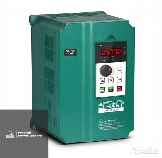 Частотный преобразователь elhart 7,5 кВт