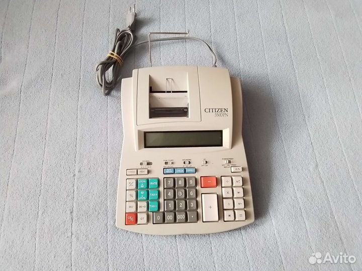 Калькулятор Citizen с функцией печати