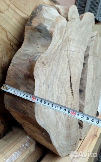 Торцевой спил дерева 55 см. Заготовка, столик