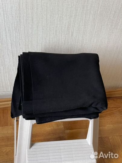 Драп черный СССР 135х300