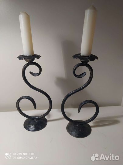 Подсвечник кованый 2 шт