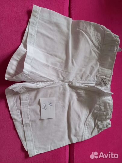 Шорты для девочки пакетом
