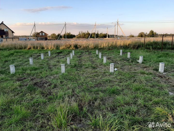 Сваи железобетонные с установкой