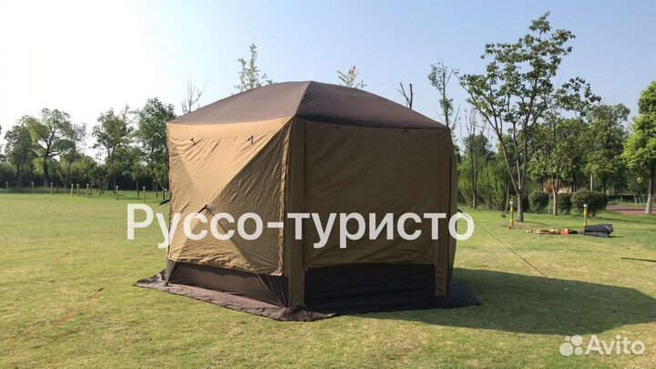 Палатка туристическая (365х365х225 ) 6601
