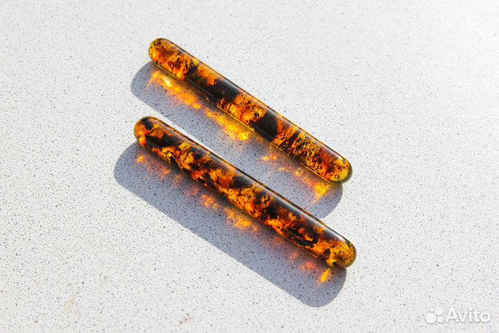 Акупунктурный Янтарный массажер для лица и тела