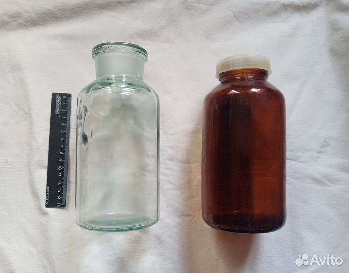 Старинные стеклянные банки 1 л. Винтаж СССР