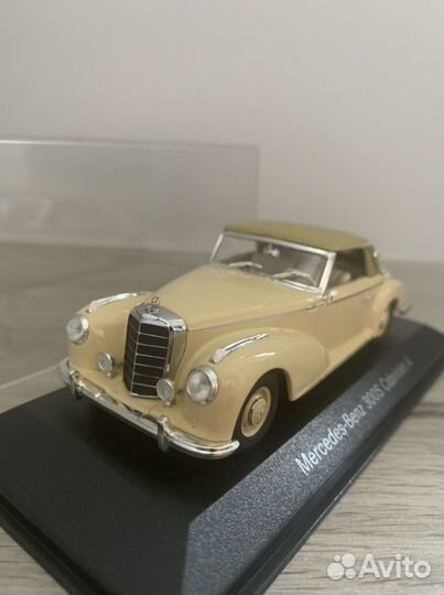 Mercedes-Benz 300S Cabriolet A Beige (масштаб 1:43