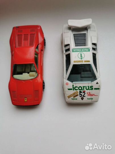 Lamborghini countach 5000,Ferrari Gto 1:45