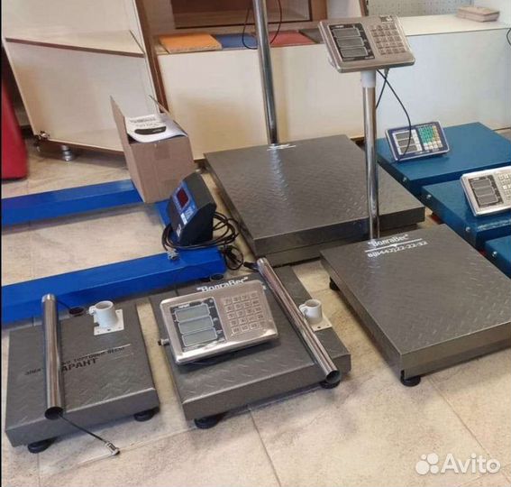 Напольные, настольные весы 40/100/300кг Romitech