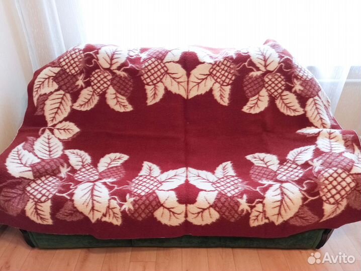 Одеяло шерстяное 202*140см