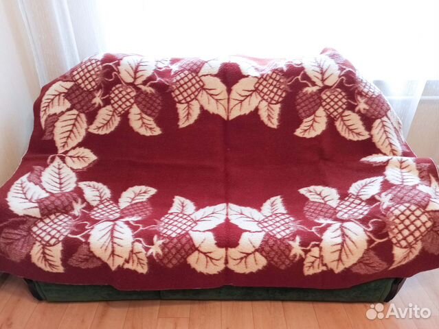 Одеяло шерстяное 202*140см