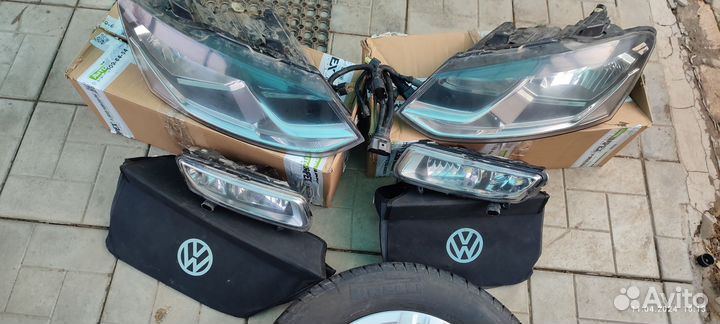 Фары на volkswagen polo седан