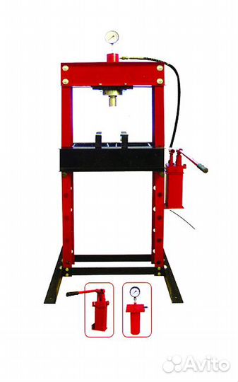 Пресс напольный гидравлический, ручной. 30 т