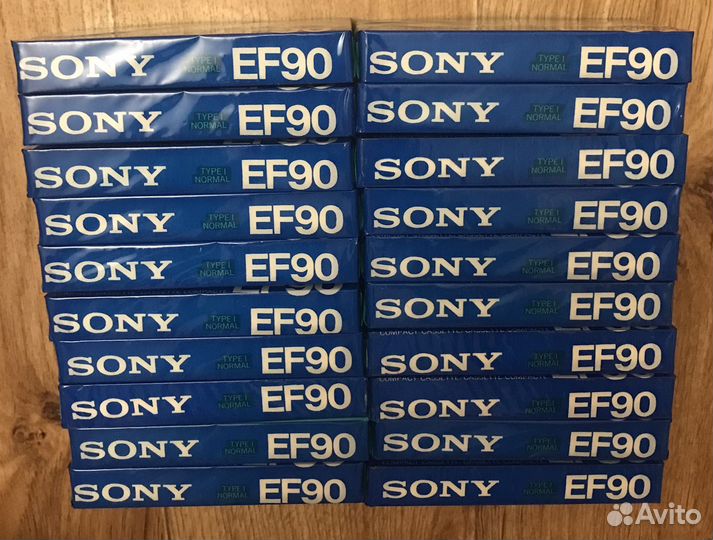 Аудиокассета Sony EF90 подделка