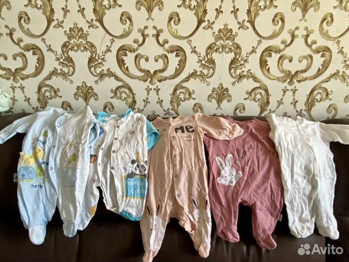 Детские вещи от 0 до 3 мес пакетом