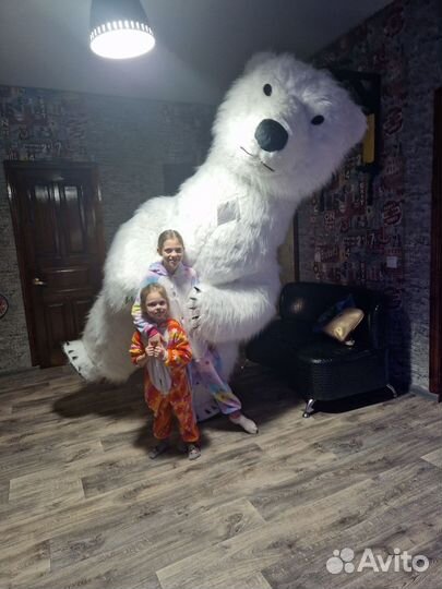 Белый медведь/ мишка поздравление