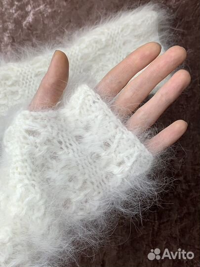 Митенки из ангоры Compagnia Italiana