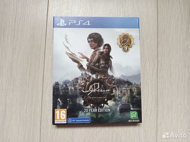 Игра для PS4 - Syberia: The World Before 20 Year E