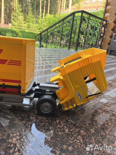 Грузовик с прицепом DHL bruder, фура брудер