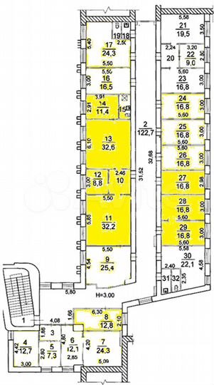 Офис, 172.2 м²