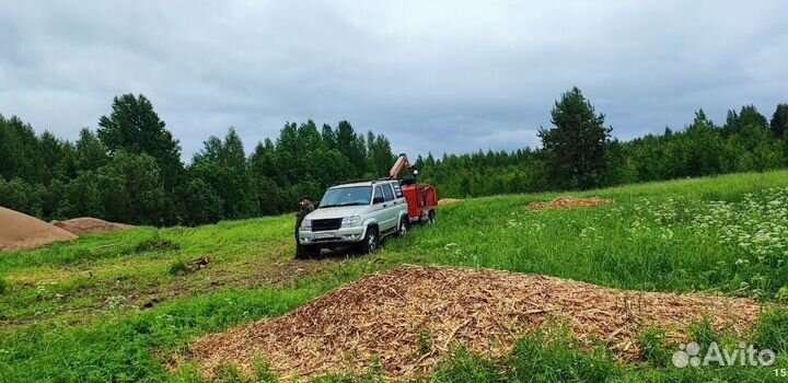 Дробилка, измельчитель веток мощная