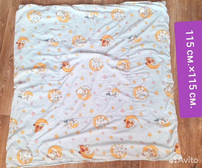 Одеяло, легкое, размер 115 на 115 см