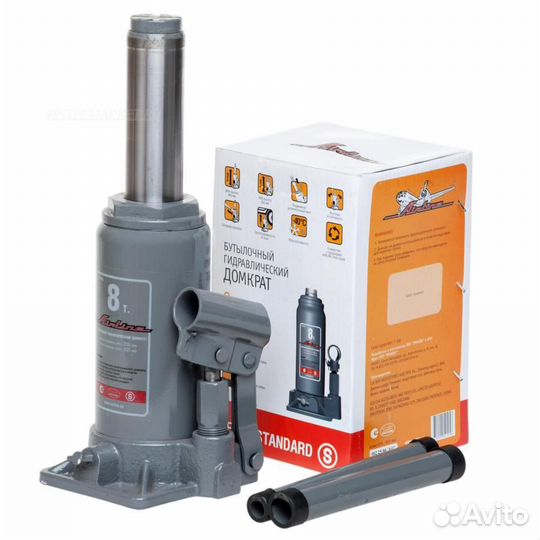 Airline AJ-B-08S Домкрат бутылочный 8т S (MIN - 20