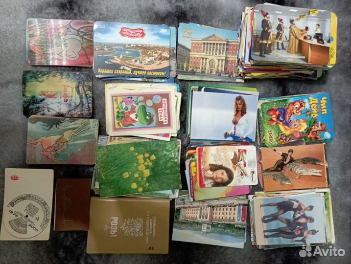 Открытки СССР и календари СССР и другие