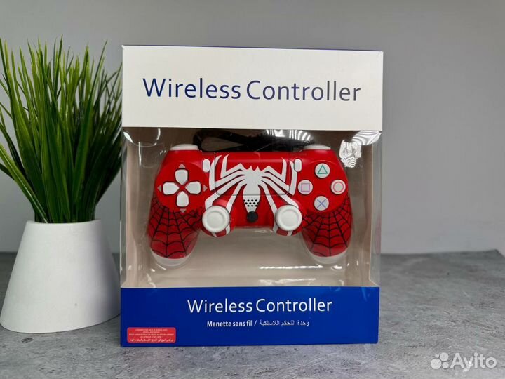 Джойстик ps4 геймпад спайдермен
