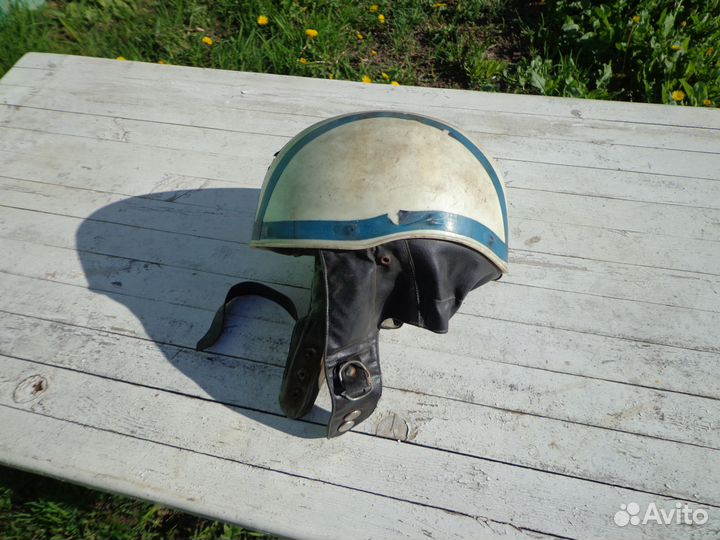 Советский мотошлем- ретро