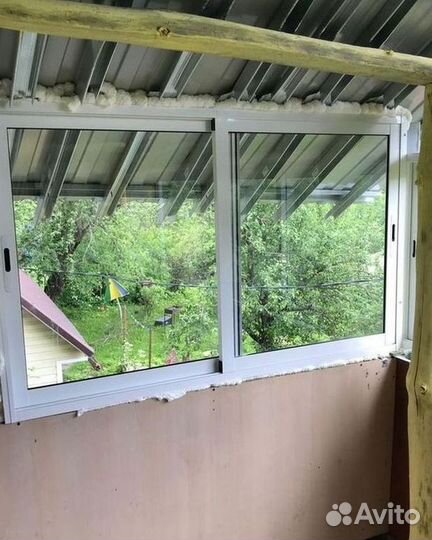 Остекление окон и балконов пвх