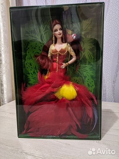 Коллекционная кукла Барби Алый попугай