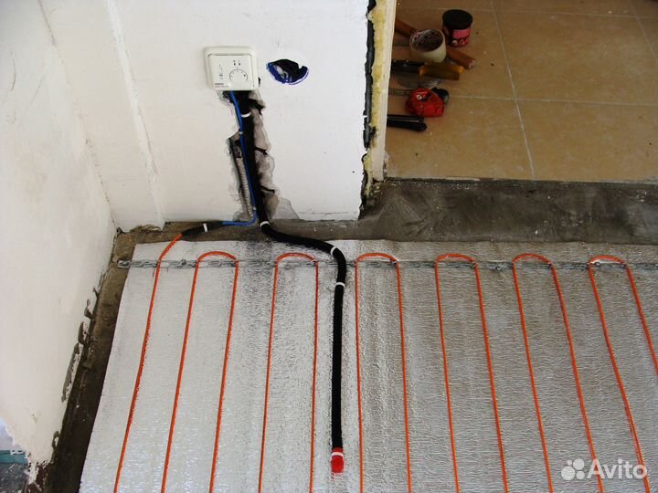 Тёплый пол электрический. Монтаж,продажа