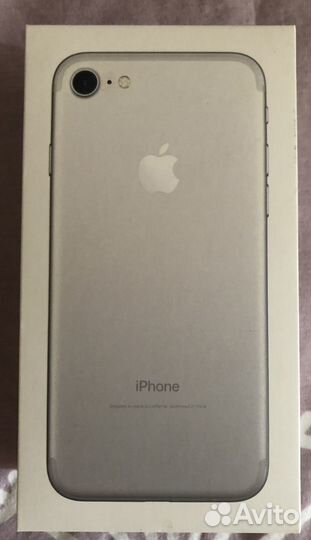 Коробка от Айфон 7 стекло для камеры