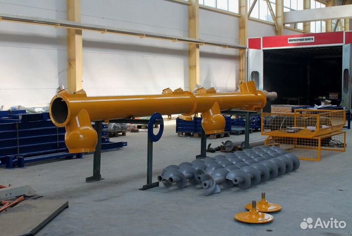 Шнековые транспортёры, винтовые конвейеры