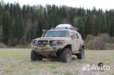 Силовой бампер передний Toyota FJ cruiser (Серия Р