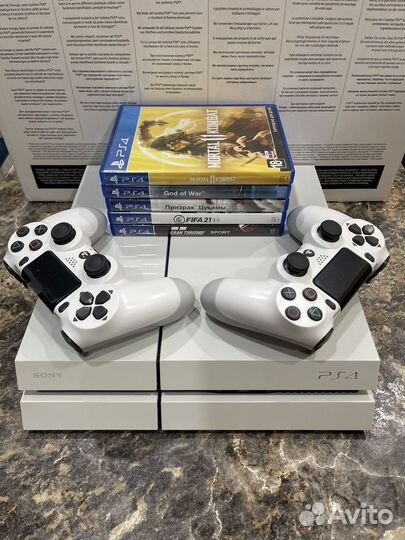 Sony PS4 белая / 457+ игр и гарантия
