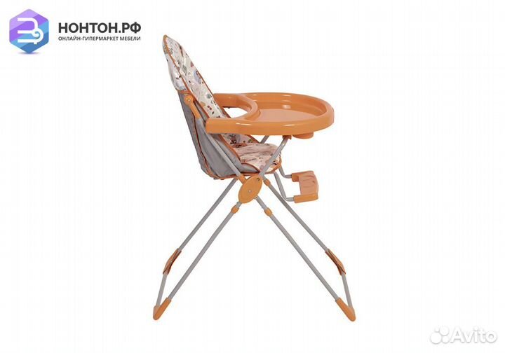 Стульчик для кормления Selby 152 совы оранжевый