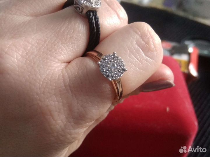 Кольцо с бриллиантами